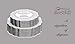 Beautiful Designed Disposable Plates For Party (20 Pc) Heavy Duty Disposable Dinner Set 8.25” , Fine Dining Plastic Dishes For Elegant China Look, Great for Upscale Wedding, Dining & Serving - White