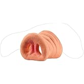 Loftus Hog Snout Pig Nose, Costume Animal Mask w Elastic Band, Pink, 2"