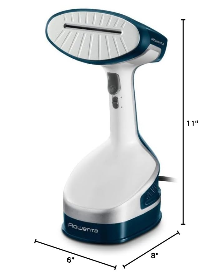 Rowenta Handheld Steamer for Clothes, X-Cel, 1600 Watts, 40-Second Fast Heat-Up, Powerful Continuous or On Demand Steam, 1600 Watts, Portable Clothes Steamer, Travel Must Have, Navy Blue, DR8120