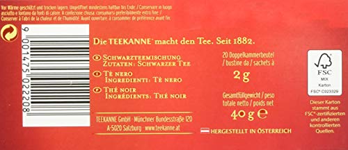 Teekanne Russisch Teefix Schwarztee 20 Beutel (1 x 40 g) – Bild 4