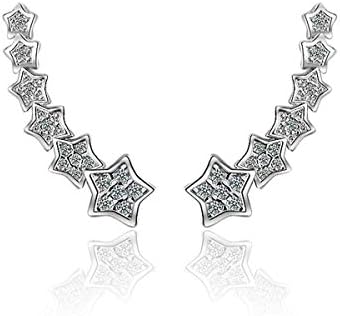 Wings of Angel Ear Cuff Orris Sterling Silver Earring Wrap Stud Set