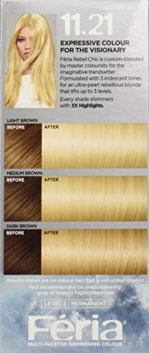 L'Oréal Paris Feria Permanent Hair Color, 11.21 Bad to the 