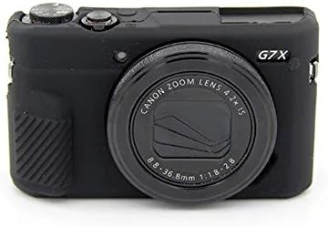 ABCTen Black Silicone Camera Case Rubber Protective Cover For Canon G7X Mark 2 G7X II G7X2 G7XII