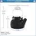 2.5 Quart Cast Iron Humidifying Woodstove Kettle