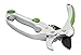 Cate's Garden Ratchet Pruning Shears 8” Easy Action Anvil-Type Pruners Designed for Effortless Trimming of Hedges and Tree Limbs - Heavy Duty SK5 High Carbon Blades for Long-Lasting Durability