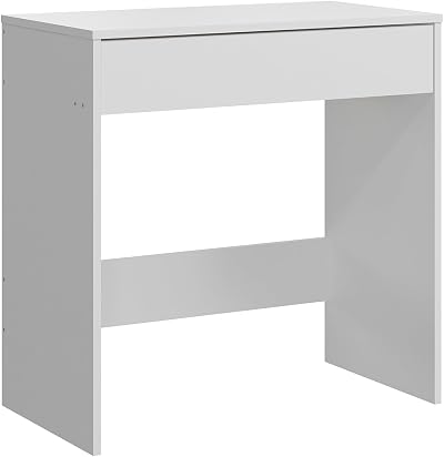 Panana Dressing Table with Large Drawer White Modern Vanity Desk Bedroom