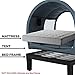 Alvantor Canopy Bed Dream Privacy Space Full Sleeping Tents Indoor Pop Up Portable Frame Curtains Breathable Grey Cottage (Mattress Not Included) Reducing Light, Charcoal (2006)