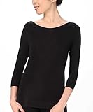 SPANX 978 On Top and In Control Three-Quarter Sleeve Boatneck Shaping Shirt Top