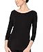 SPANX 978 On Top and In Control Three-Quarter Sleeve Boatneck Shaping Shirt Top