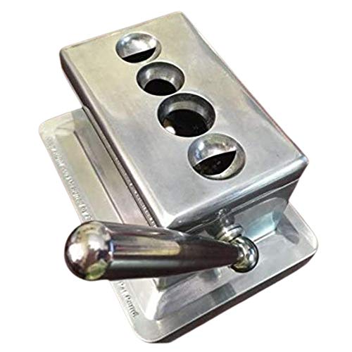 Stainless Steel Cast Body Quad Table Top Desktop Cigar Cutter in Oman