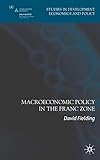 Image de Macroeconomic Policy in the Franc Zone (Studies in Development Economics and Policy)