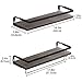 Ahomxin Floating Shelves Wall Mounted Set of 2, Rustic Wood Wall Shelves for Bedroom Wall Shelf with Removable Towel Holder, Bathroom Shelves for Wall Rustic Shelves for Kitchen, Office and More
