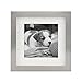 Stonebriar Decorative Stamped Silver 5 Piece Photo Frame Set, Wall Hanging Display, Modern Gallery Wall Set, Gift Idea for Engagements, Weddings, and Birthdays