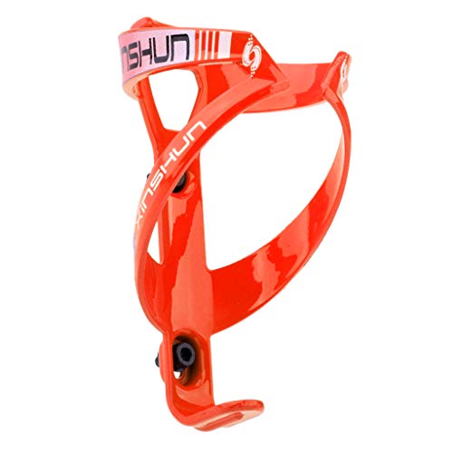 D DOLITY XINSHUN Cycling MTB Road Bike Bicycle Water Bottle Cage Kettle Holder Rack Beverage Black Tea Green Tea - Orange, 3mm