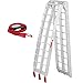 Yaheetech 7.5’ Motorcycle Ramp Aluminum Folding ATV Dirt Bike Ramp,750 Lb Capacity