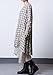 Mordenmiss Women's New Plaid Layers Irregular Hem Dress (Medium, Beige)