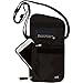 Boundless Neck Wallet with RFID Blocking - Concealed Travel Pouch & Passport Holder (Black)