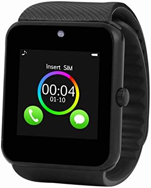 Luckiness Smartwatch with Bluetooth for Android 4.2 and above / Hands free Call Reminder Smartwatch Camera Compatible with Android Smart Phones such as Samsung HTC LG and iPhone5s/6/6s/7, Black