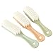Qingsun 3 Pcs Plastic Handle Clothes Cleaner Shoes Scrubbing Cleaning Brush