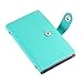 Business Card Holder Book PU Leather 300 Name Cards Organizer (Blue)