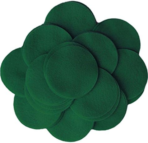 Playfully Ever After Dark Green Craft Felt Circles (3 Inch - 30pc)