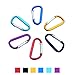 12 Pack Aluminum Carabiner Key Chain,D Shape Improved Durable Spring-loaded Gate Carabiners Clips Hook,Perfect for Camping,Hiking,Traveling,Fishing