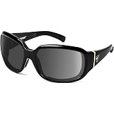 7eye MISTRAL Motorcycle Glasses, UV Protection Riding Goggle for Men, Women | Large to Extra Large Fit, AirDam Wind Blocking Rubber Seal, Helmet Compatible, Shatter Resistant Lenses