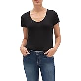 GAP Women V-SS FAV V SLD, True Black V2 2, Large Regular
