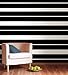 Brewster WPS90235 Wall Pops Black Jack Stripe, Single Strip, 6.5-Inch by 16-Foot