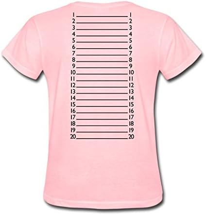 Teelife Hair Length Check Marker Women's T-Shirt Pink Small