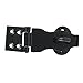 A29 [Set of 4] 4 Inch Heavy Duty Cast Iron Door Hasp Latch, Black Powder Coat Finish, Traditional Style
