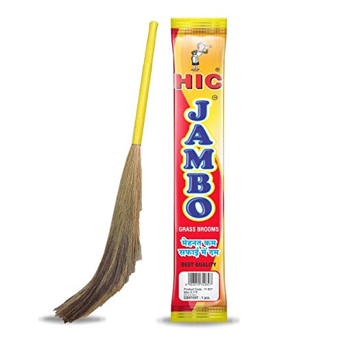 HIC Jambo Grass Broom XL Size (2) Amazon.in Home Improvement