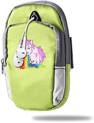 Unicorn I Puke Rainbows Man And Women Running Arm Bag Running Bag For Cards