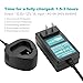 Creabest New 10.8V Li-ion BC330 Battery Charger Compatible with Bosch GBA12V30 BAT411 BAT411A BAT412 BAT412A BAT413 BAT413A BAT414 D-70745 2607336013 26073360 Bosch 10.8V Li-ion Pod Style Battery