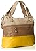 MG Collection Ece Tri-Tone Hobo Handbag