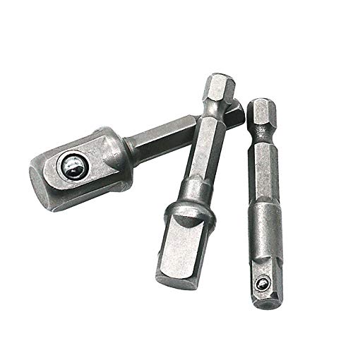 Gmgod❤️❤️Hex Shank Drive Power Drill Bit Wrench Sleeve Extension Socket Driver Adapter Gold