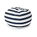 T-Bugs Best Stuffed Animal Storage Bean Bag Chair, Premium Cotton Canvas Toy Organizer for Kids Bedroom, Perfect Storage Solution for Plush Toys, Blankets, Towels & Clothes (38