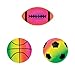 Hedstrom Rainbow Sprayed Mini Vinyl Sport Balls (3 Pack)