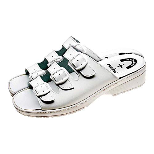 Medibut BMKLA3PASWK36 Berufsschuhe, Weiß, 36 Größe