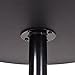Costway High Table Pub Bar Table Bistro Round Top Black, 42-Inch Height