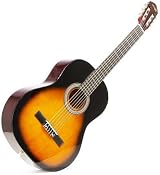 MAX SoloArt Sunburst Acoustic Guitar Starter Kit with 6 Months Lessons view 4