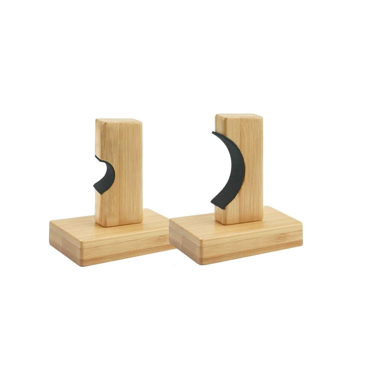 Shiwaki Baseball Bat Rack Bamboo Wood Baseball Rack Hanging Baseball Bat Display Rack Solid Handcrafted Baseball Wall Shelf for Felt Lining