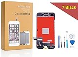 iPhone 7 Screen Replacement For Lcd Touch Screen Digitizer Frame Assembly Set with 3D Touch Coolmall369 Free Tool Set Included 4.7 Inch (Black)