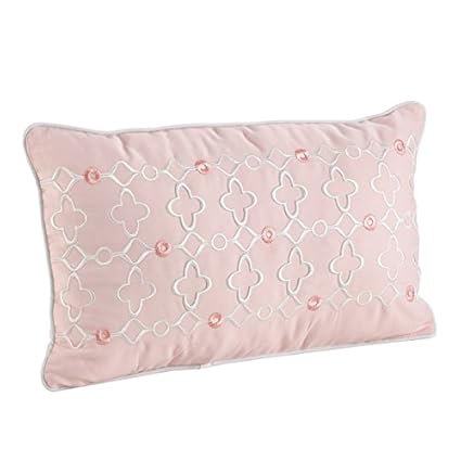 Amazon Com Pink Moroccan Tile Print Pre Filled Throw Pillow