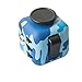 Fidget Dice 6 Sides Release Stress Anxiety and Relax Cube for Children and Adults (Blue Camouflage 2)