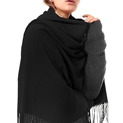Womens Thick Soft Cashmere Wool Pashmina Shawl Wrap Scarf - Aone Warm Stole Womens Thick Soft Cashmere Wool Pashmina Shawl Wrap Scarf - Aone Warm Stole