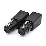 Zhupoub (2 Pack) DMX to RJ45 Connector 5 Pin XLR