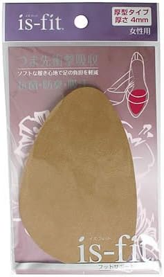 is-fit(イズフィット) つま先衝撃吸収 圧型 4mm ベージュ