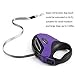 AIPET Retractable Dog Leash, Walking Leash 16 Ft Nylon Ribbon for Medium Large Dog up to 110lbs, One Button Break & Lock,Soft Grip Handle