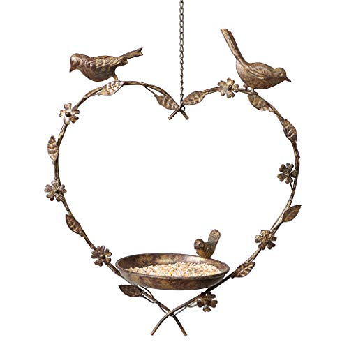 Dibor Vintage Style Wooden Wall Mounted Hanging Feeding Station